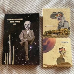 Handmade Collage Art 3 Pieces OOAK